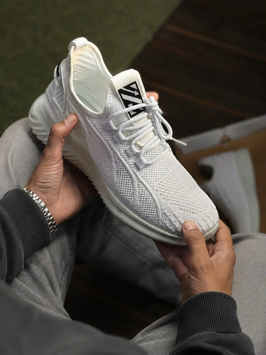 Quilted Sport Sneaker – Alpine White