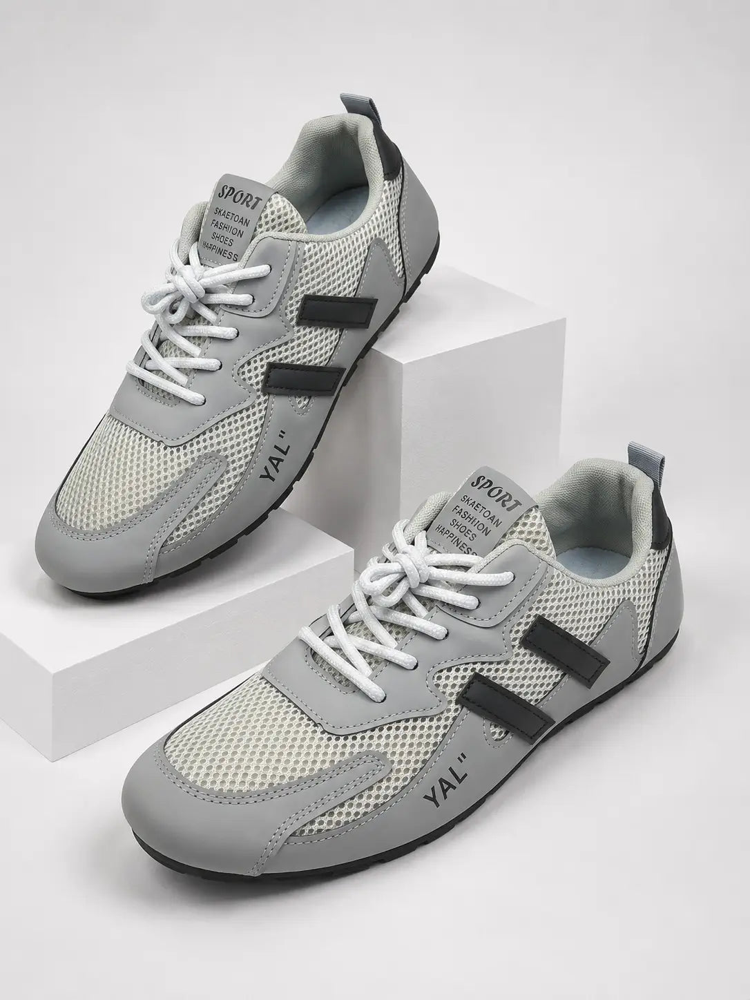 Colorblock Chunky Runner – Storm Grey