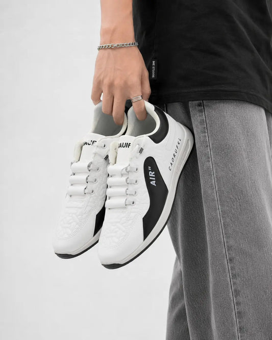 Knit Flex Sneaker – Pure White
