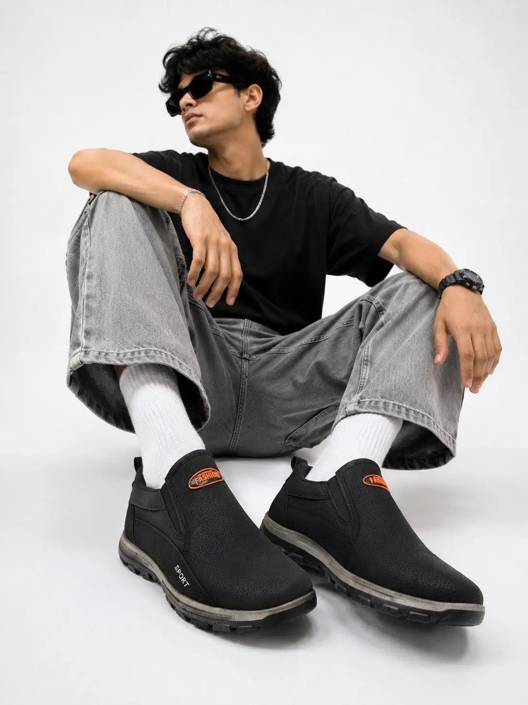 Trailwalk Slip-On – Jet Black